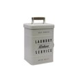thumbnail image 1 of Mainstays White Large Metal Laundry Detergent Storage Canister with Scoop and Lid, 1 of 7