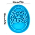 thumbnail image 6 of TERGAYEE Easter Eggs Molds,Easter Egg Epoxy Resin Molds for DIY Keychain Easter Holiday Spring Party Pendants Ornaments Decoration Gift, 6 of 8