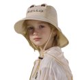thumbnail image 4 of LRen Kids Sun Hat with Neck Flap, UPF 50+ Sun Protective Bucket Hat for Girls Boys, Summer Beach Hats for Kids, 4 of 7