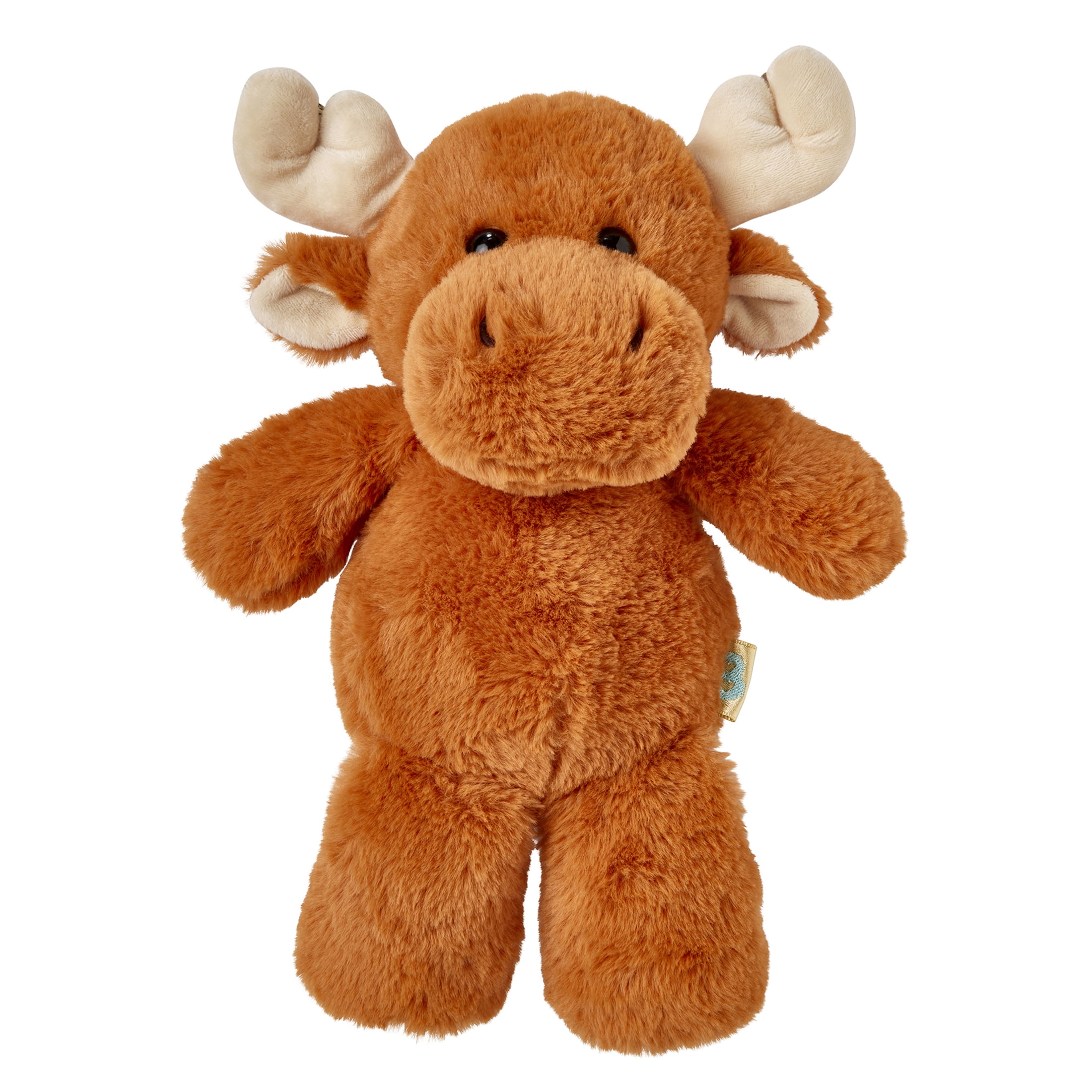 ButterLuvs Plush Moose Stuffed Animal, 8 Inch Super Soft Brown Cuddly Moose Toy