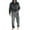 Z02-02Dark Gray, variant on TBWNWG Men's Pajama & Sets Men's Fashion Leisure Soft Home Solid Color Shirt Pants Pajama Set Two Piece Long Warm Sleepwear,Size L