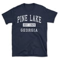 thumbnail image 1 of Pine Lake Georgia Classic Established Men's Cotton T-Shirt, 1 of 1