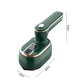 thumbnail image 3 of Upgrade Portable Mini Ironing Machine, 180° Rotatable Handheld Steam Iron, 2-in-1 Dry & Wet Ironing, 100ml Water Tank, Titanium Soleplate, Fast Heating, Suitable for Home Travel, Various Fabrics, 3 of 8