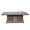 Grey, variant on Direct Wicker UBS-1106FI-Brown Outdoor Patio Gas Firepit and Ice Container Rectangle Dining Table, Brown