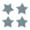 Large size F5LB25, variant on Embroidered Star Sew Patches Denims Trimmings Applique for Wedding Dress Curtain Scarf Decorations