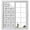 Gray White, variant on Static Cling Non Adhesive Window Film, Beige White Leaves Window Privacy Film Frosted, Spring Pastoral Rustic Botanical Opaque Window Coverings for Small Windows, Home, 17.7 x 39.3 Inches