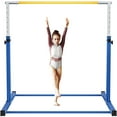 thumbnail image 2 of Signature Fitness Adjustable Folding Steel Gymnastics Bar, Blue, 2 of 8