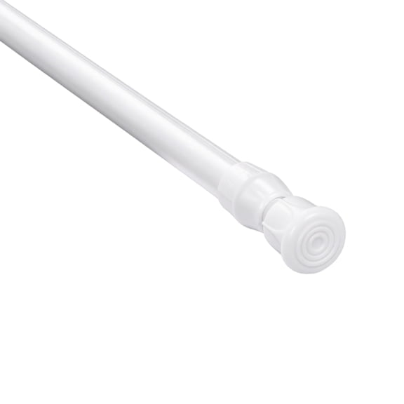 Adjustable Spring Curtain Rod - 1Pc No Drill Tension Rod 50 to 90 cm for Kitchen Bathroom Lightweight Curtains