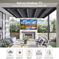 thumbnail image 2 of SYLVOX Outdoor TV, 55 inch Weatherproof TV Partial Sun 1000 Nits Brightness, 4K UHD LED IP55 Waterproof TV Support ATSC & NTSC Wifi, Bluetooth (Deck Series), 2 of 12