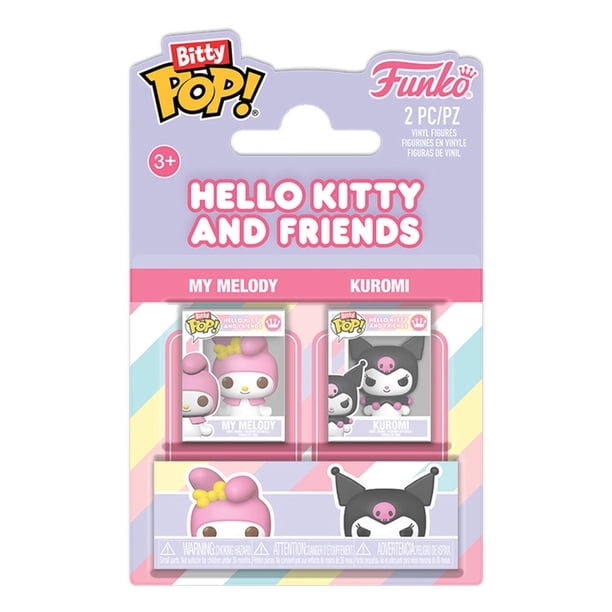 Figura Coleccionable Funko Bitty Pop Sanrio My Melody y Kuromi 2 Piezas