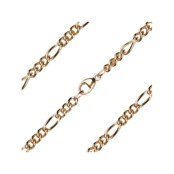 Bonyak Jewelry - 20 inch 14kt Gold Filled Heavy Figaro Chain - Walmart.com - Walmart.com