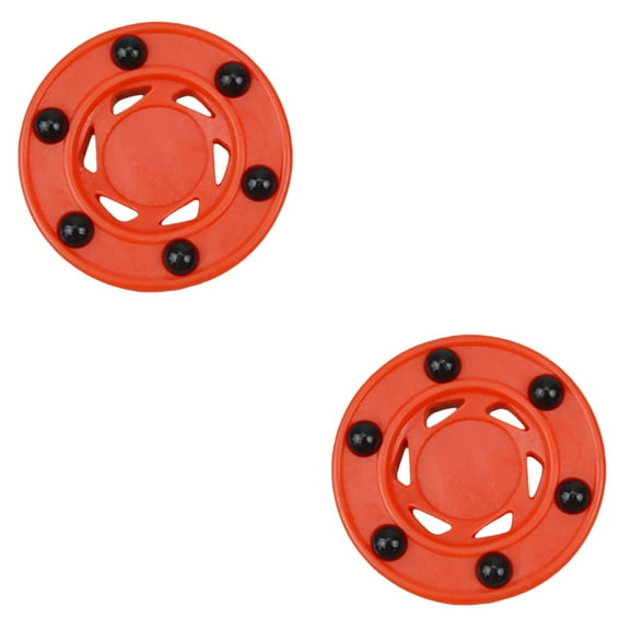 Raindrops 2pcs Roller Hockey Game Puck Inline Hockey Puck Street Hockey Puck Balls for Floor