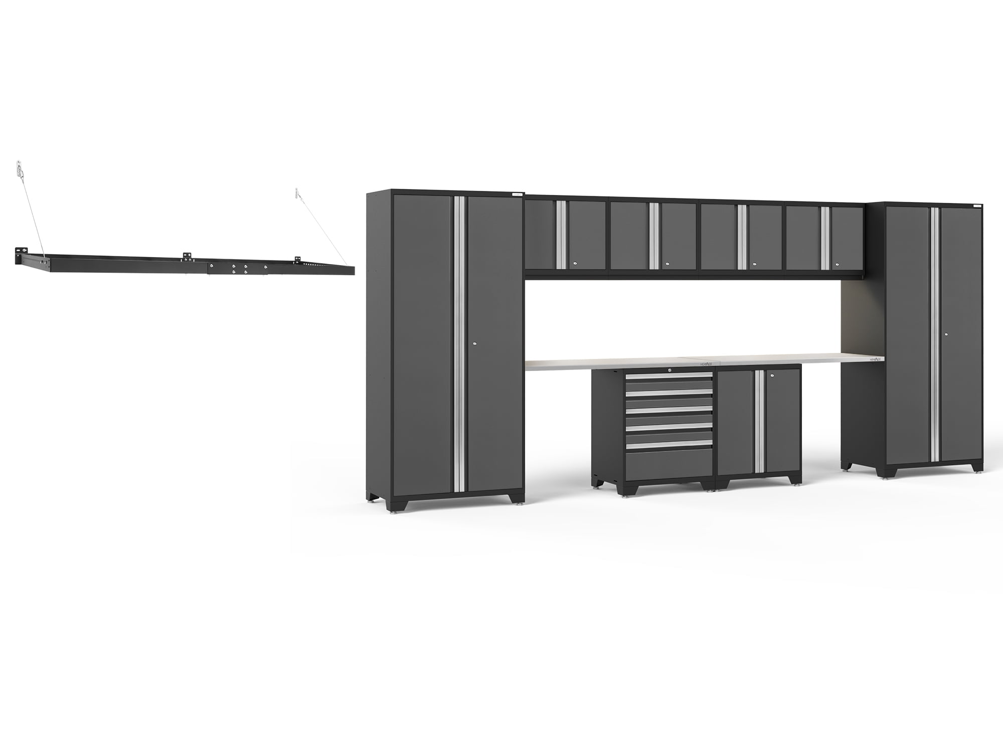 NewAge Products Pro Series Gray 11 Piece Set, Heavy Duty 18