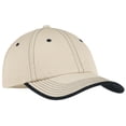 thumbnail image 1 of Mafoose Men's Vintage Washed Contrast Stitch Cap Stone/ Black, 1 of 4