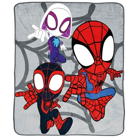 Marvel Spidey & His Amazing Friends Vroom Silk Touch Throw "50 x 60"