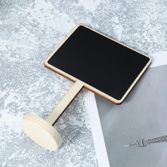 FUTUREORYY 10Pcs Reminder Board Wood Tags for Table Number Display in Restaurants