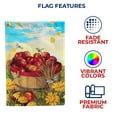 thumbnail image 5 of America Forever Apple Basket House Flag, 28 x 40 inches Double Sided, Harvest Autumn Decoration, Dragonflies, Fall Autumn Seasonal Decorative Outdoor Flag for Yard, Lawn, and House, 5 of 5