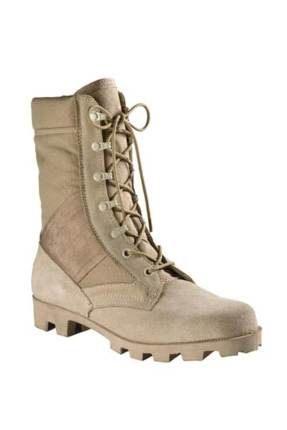 5057 Desert Tan Speedlace Military Style Combat Boot with Panama Sole