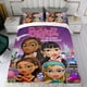 thumbnail image 4 of Bratz Girls Conjunto de sábanas temático, trío de piezas, cómodo y amigable con la piel, diseño único, regalo de decoración para el hogar para familiares, amigos y fans,140cm *210cm, 4 of 6