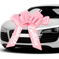 thumbnail image 1 of Car Bow Datanly, vinilo impermeable de 30 pulgadas, color rosa claro, 1 of 7