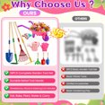 thumbnail image 2 of JoyStone Kids Gardening Tool Set with Wheelbarrow and Watering Can, 16-Piece Set with Wooden-Handle Tools, Ages 3-6, 2 of 10