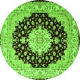 thumbnail image 1 of Ahgly Company Indoor Round Persian Green Traditional Area Rugs, 7' Round, 1 of 1