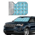 thumbnail image 3 of Kdxio Cat Fish Print Front Windshield Sun Shade,Folding Auto Sunshade for Car Truck SUV-, 3 of 7