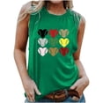 thumbnail image 1 of Birdeem Mode Femmes Été Col Rond Sans Manches Imprimé Débardeur Blouse Décontractée, 1 of 6