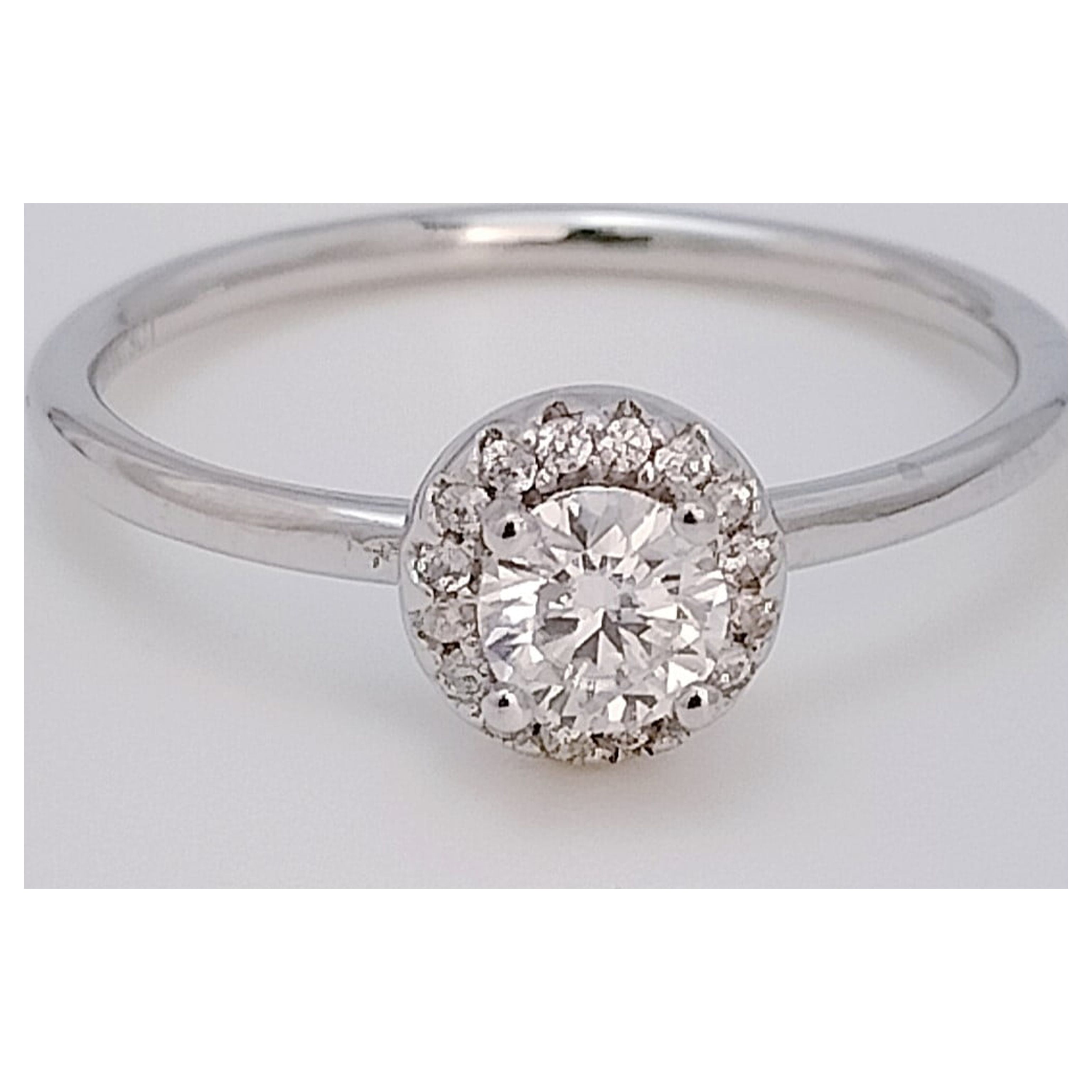 1Ct Diamond Rings for Women - Round Cut Sterling Silver Ring - Engagement Rings & Wedding Rings for Women