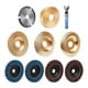 thumbnail image 1 of Juego de discos de tallado de madera Strade Fareast Limited 1 llave abrasiva 4 muelas abrasivas 4 discos abrasivos para madera 1 disco abrasivo de metal, 1 of 8