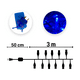 thumbnail image 3 of Serie Decorativa Navicolors Paquete de 3 Pz Luz LED Azul 60 Focos, 3 of 7