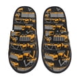 thumbnail image 1 of Balery Yellow Excavator Pantuflas de Casa de Felpa Silenciosas con Diseño Estampado, Zapatillas Cómodas Antideslizantes de Algodón para Interior-Large, 1 of 8