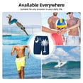 thumbnail image 6 of Mens South Carolina Flag Swimming Trunks with Compression Liner Beach Quick Dry Swim Shorts, 6 of 6