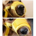 thumbnail image 4 of Dog Muzzle, Adjustable Pets Muzzle Mesh Breathable Nylon Soft Muzzle Anti-Biting Barking Mouth Cover for Small Medium Large Extra Dog, 4 of 5
