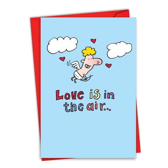 1 Funny Valentine's Day Card with Envelope - Mind In Gutter C3172VDG