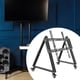 thumbnail image 5 of Soporte de TV móvil de baja altura con ángulo de visión ajustable para TV de pantalla curva plana. 32 pulgadas a 70 pulgadas, 5 of 8