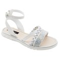 thumbnail image 1 of Sandalias Kids en Piel vegana – Blanco, 1 of 3