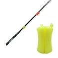 thumbnail image 1 of Caña de pescar portátil, bola fija, goma suave y flexible, resistente al desgaste, sujetador duradero, Clip de encuadernación, Clip para caña de pesca Amarillo, 1 of 8