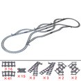thumbnail image 1 of City High-tech Trains Flexible Tracks Forked Straight Curved Rails Crossing Switch Building Block Bricks Creative Toys for kids, 1 of 10