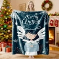 thumbnail image 3 of FastXmas Christmas Throw Blanket Decoration,Christmas Theme Blanket,Reindeer,Gift Box,Pine Tree Printing Xmas Blanket, Cosy and Soft Flannel Blanket for Couch Sofa,Bedroom,Office Napping,39x51 Inch, 3 of 6