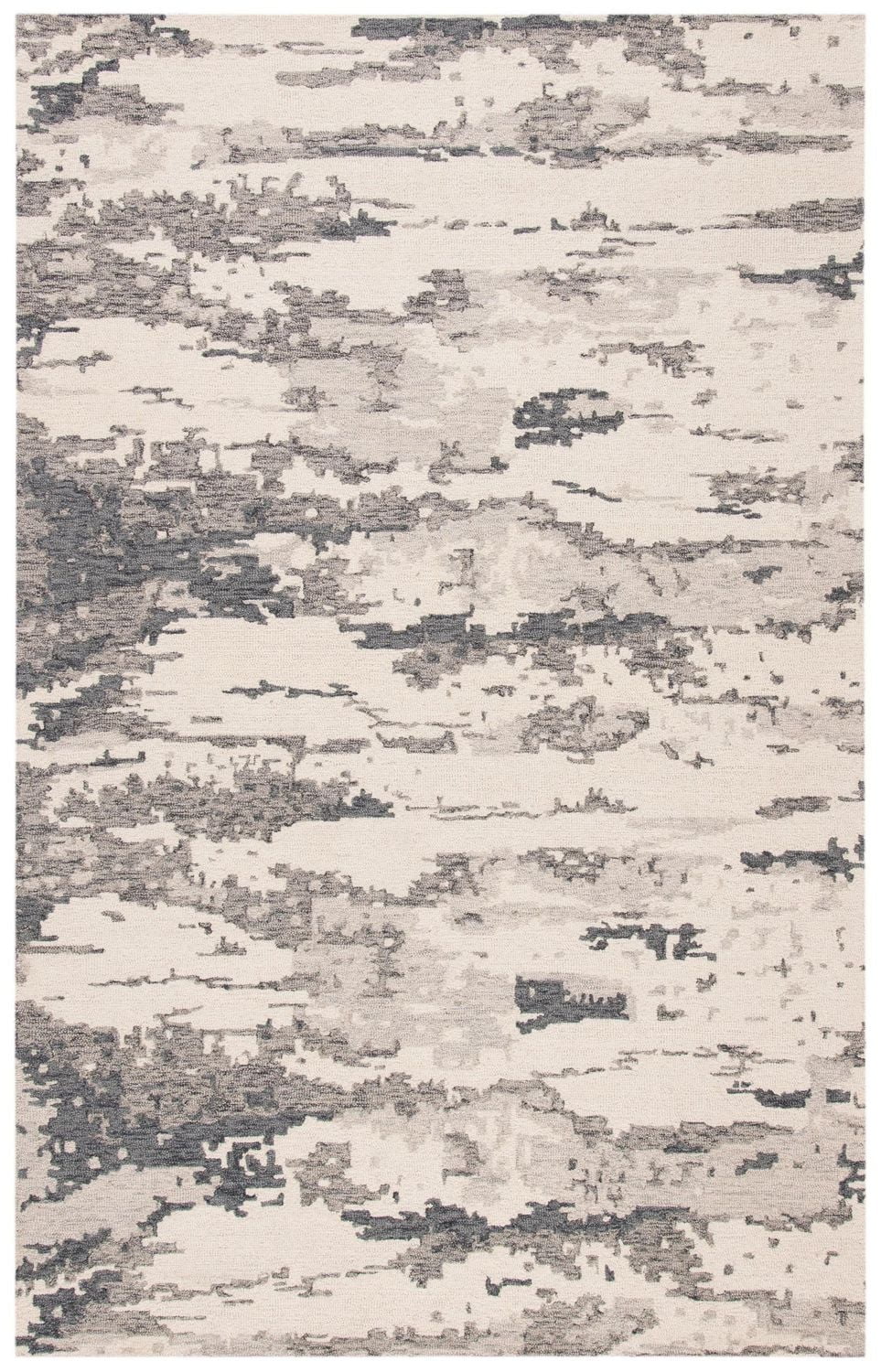 SAFAVIEH Abstract Seachlann Distressed Abstract Wool Area Rug