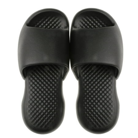 

Duretiony Ultra-Soft Slippers Macaron Color Non-slip EVA Flip Flop for Summer Bathroom Home Office Solid Color