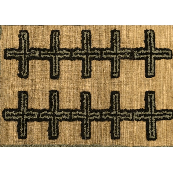 Ahgly Company Indoor Rectangle Southwestern Brown Country Area Rugs, 6' x 9'