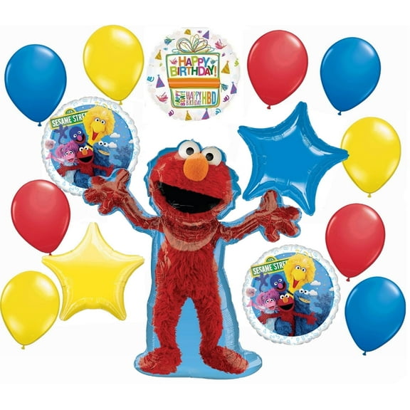 Elmo and Friends Birthday Party Supplies Balloon Bouquet Decorations