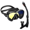 thumbnail image 1 of Set de Snorkel LUXPARD con Visor Panorámico Antivaho para Adultos Negro, 1 of 6