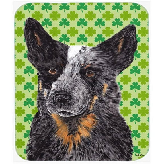 Carolines Treasures  Australian Cattle Dog St. Patricks Day Shamrock Mouse Pad