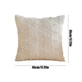 thumbnail image 3 of Ganfancp Plushs Navidad Copos de Nieve Funda de Almohada Funda de Cojín con Cierre de Cremallera Invisible Una Funda de Almohada Sin Inserto de Almohada 18X18In Ofertas Flash 1X Funda de Almohada, 3 of 6