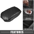 thumbnail image 3 of Unique Bargains Car Center Console Pad Waterproof Armrest Seat Box Cover Protector for Mazda CX5 2017-2023 Black, 3 of 7