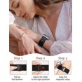 thumbnail image 6 of Wearlizer Magnetic Stretchy Band Compatible with Versa 4/3/Sense 2/Sense, Celtic Knot Elastic Nylon Watch Strap for Women Men, Dressy Soft Fabric Wristband with Magnetic Clasp, 6 of 7