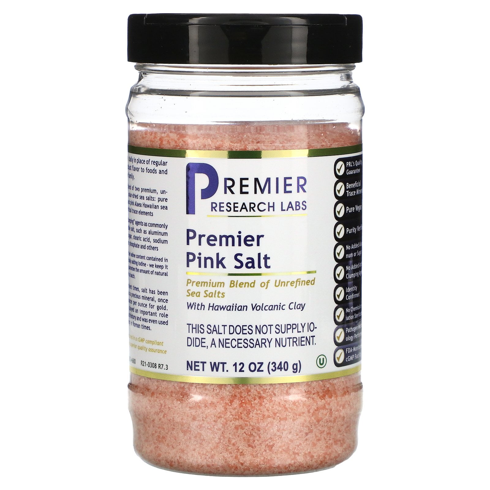 Premier Resarch Labs Pink Salt Unrefined & Pure Australian Sea Salt